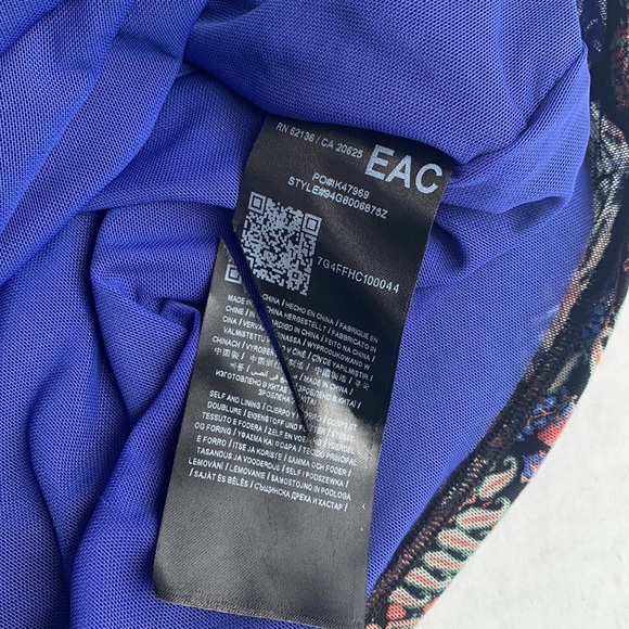 GUESS by Marciano Blue Floral Dress - Picture 9 of 9